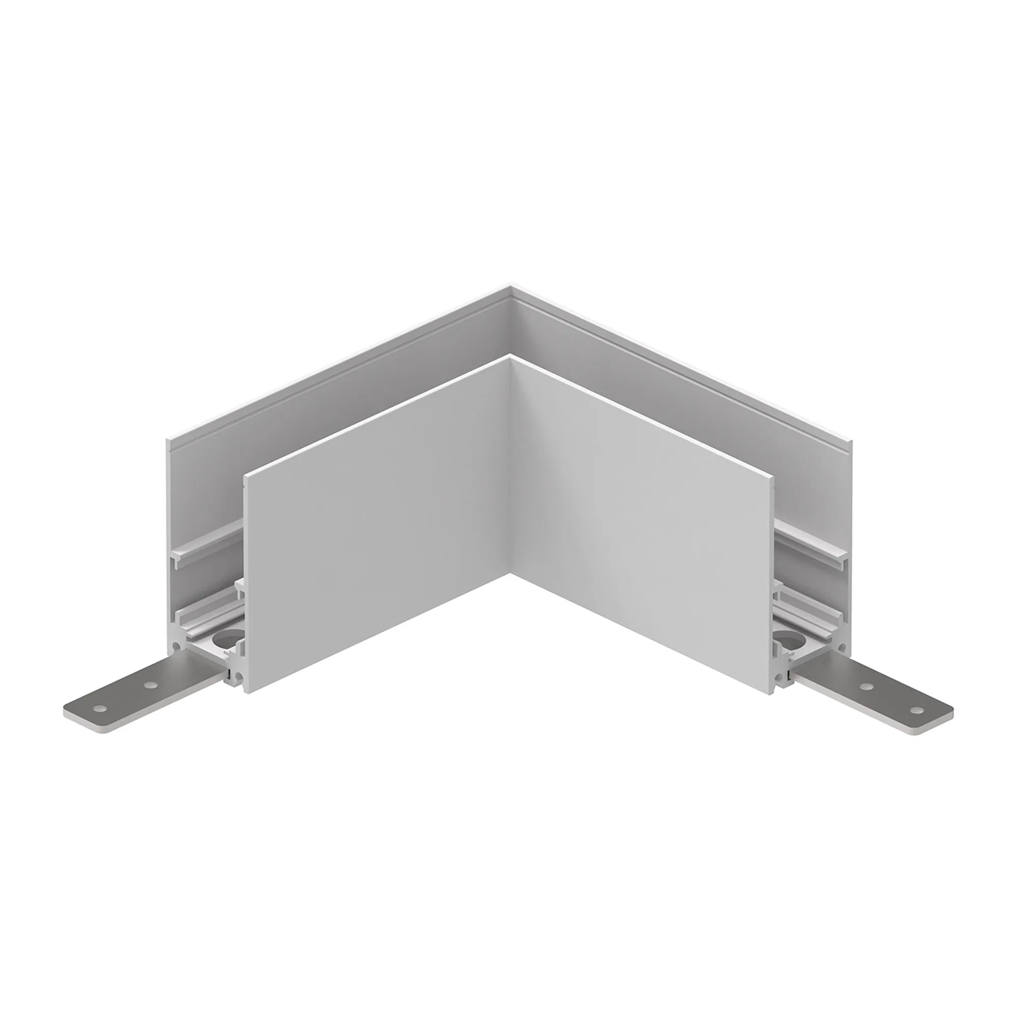 M9302  Magneto 3 Connector Surface L-Joint 90º White For M8371 & M8372